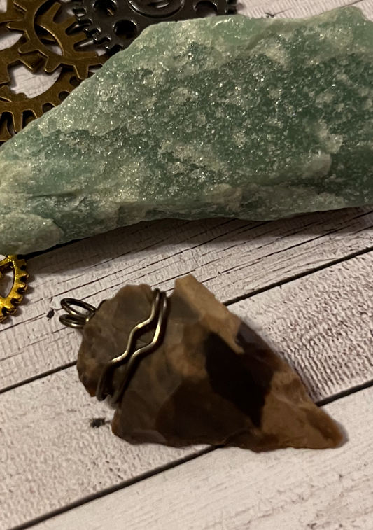 Pendant: Arrowhead in Gunmetal