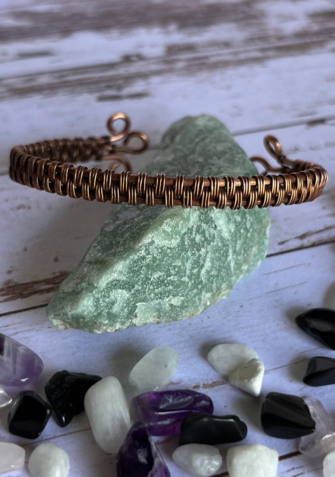 Bracelet: Basket Weave Copper